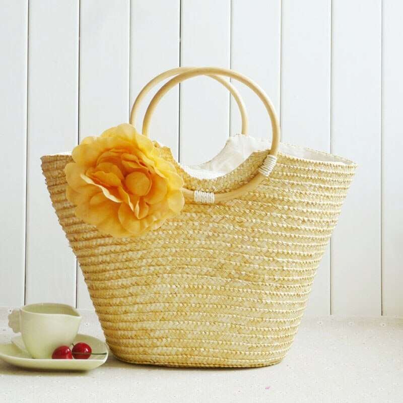 Beige handbag