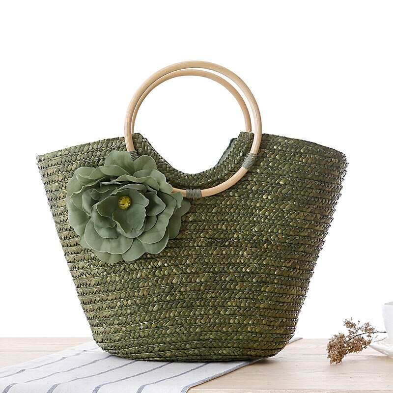 Green handbag