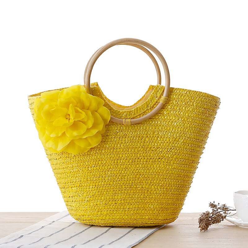 Yellow handbag