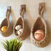 Handwoven Fruit Vegetable Wall Basket, XS-2X