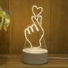 Bedroom 3D LED Night Light Decor