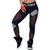 High Waist Mesh Patchwork Sports Leggings