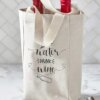 Reusable Canvas Wine Tote Bag: Eco-Friendly Carry Solution