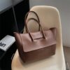 Sleek Leather Tote Bag