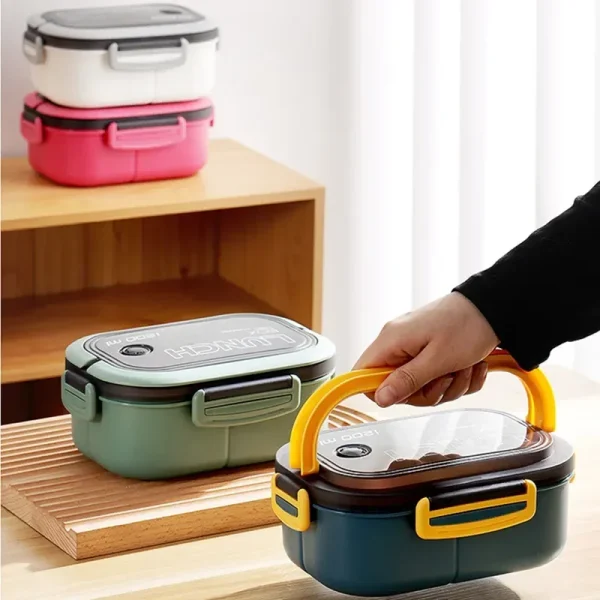 Eco-Friendly Double Layered Lunch Box - Image 2