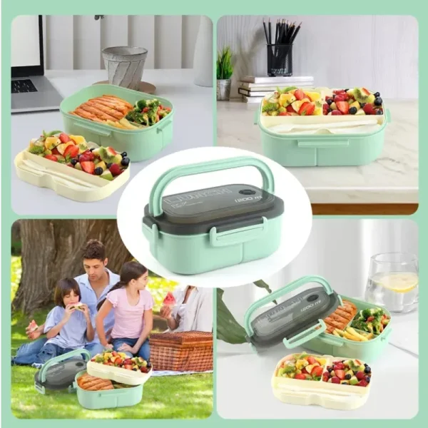 Eco-Friendly Double Layered Lunch Box - Image 6