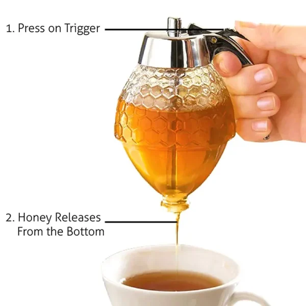 Bee Drip Honey Dispenser Juice Syrup Cup - Image 4