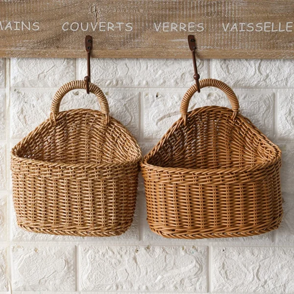 Handwoven Fruit Vegetable Wall Basket, XS-2X - Image 2