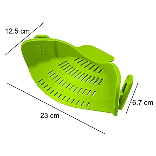 Silicone Kitchen Pasta Strainer Clip - Image 6