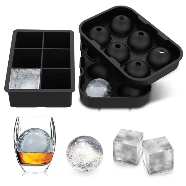 Grid Silicone Ice Cube Mold 4/6