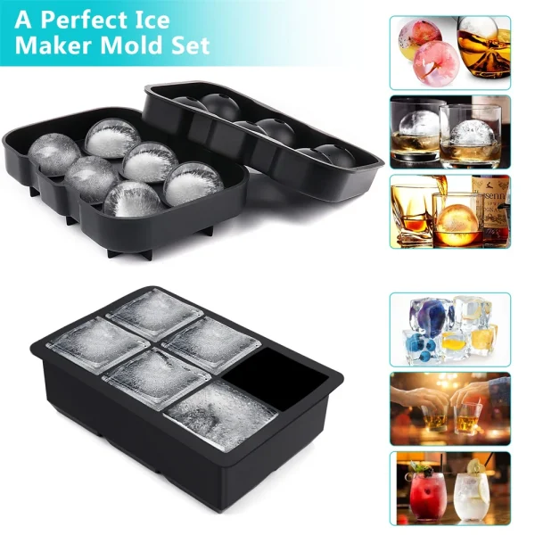 Grid Silicone Ice Cube Mold 4/6 - Image 5