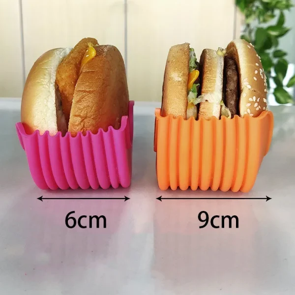 Reusable Silica Burger Holders - Anti-dirty Solution - Image 2