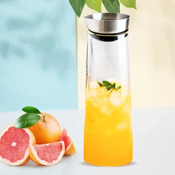 Thickened Glass Water Bottle - 1L/1.5L - Image 6