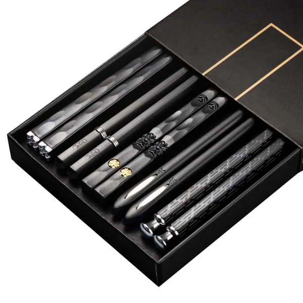 Non-Slip Japanese Chopsticks 5 Pairs