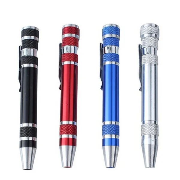 8-In-1 Pocket Mini Screwdriver - 11cm - Image 2