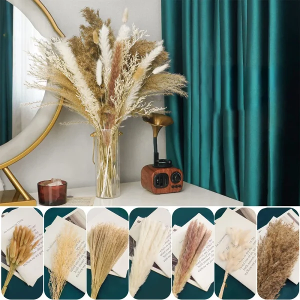 Boho Natural Fluffy Pampas Grass Bouquet - Image 3