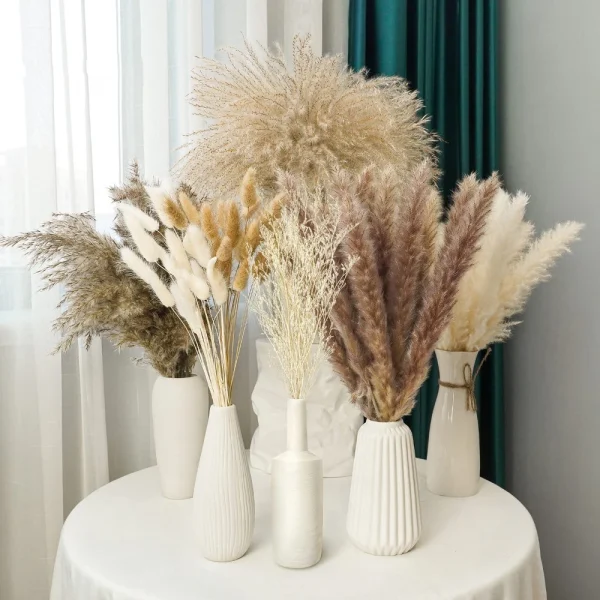 Boho Natural Fluffy Pampas Grass Bouquet - Image 5