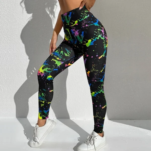 Sexy Bubble Butt High-Waist Leggings - Image 3