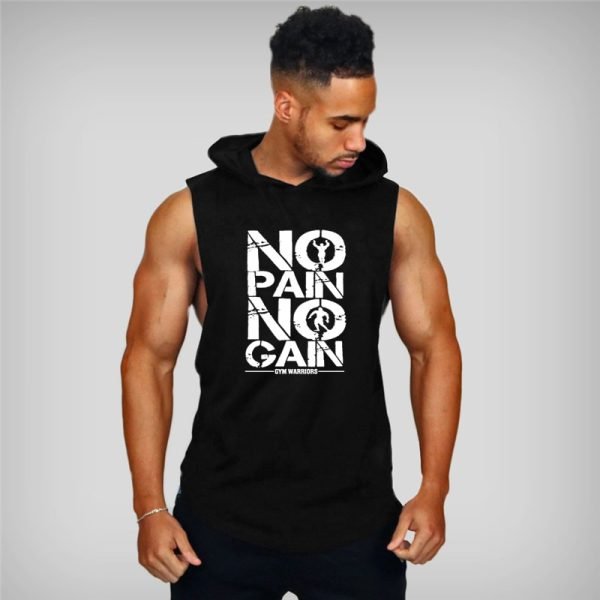 Men's 'Pain-Gain' Workout Tank Top - Image 2