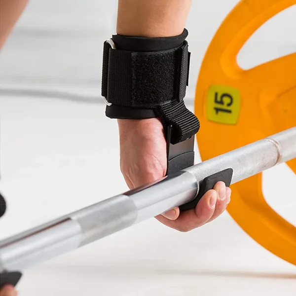 Weight Lifting Hook Grips with Wrist Wraps - Image 6