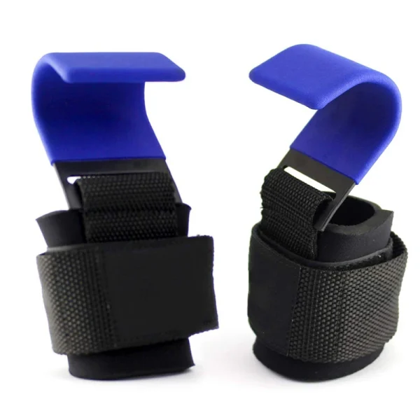 Weight Lifting Hook Grips with Wrist Wraps - Image 2