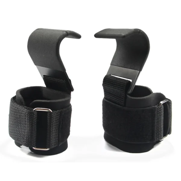 Weight Lifting Hook Grips with Wrist Wraps - Image 3