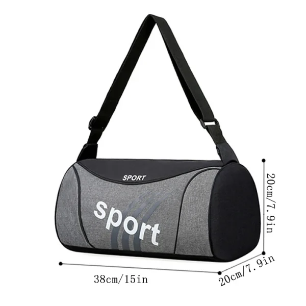 Unisex Crossbody Gym Bag - Ideal for Outdoors - Image 5