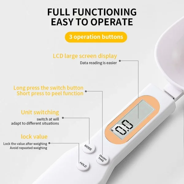 Precision Cooking Digital Mini Spoon Scale - Image 5