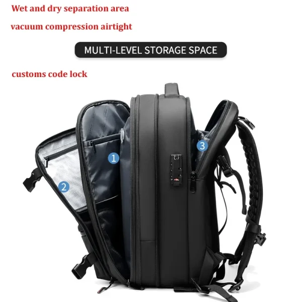 Men's 17.3" Travel Backpack - All-in-One - Image 4