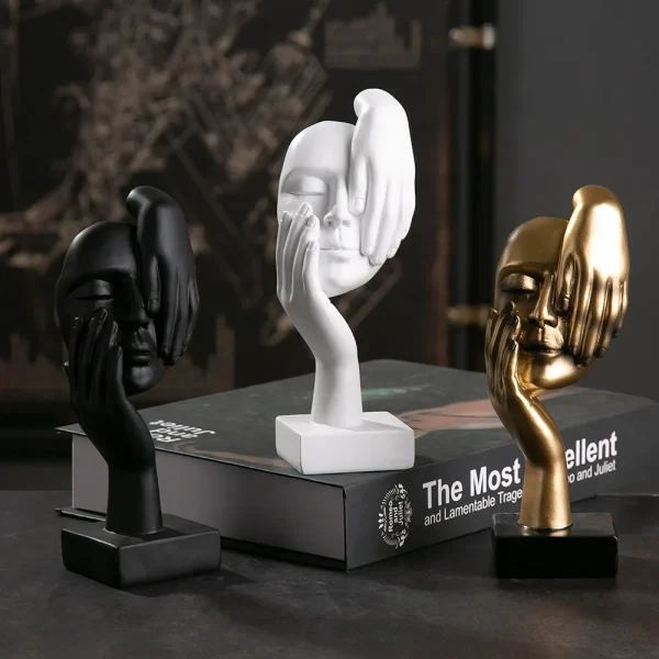 Nordic Resin Thinker - Home & Office Decor - Image 2