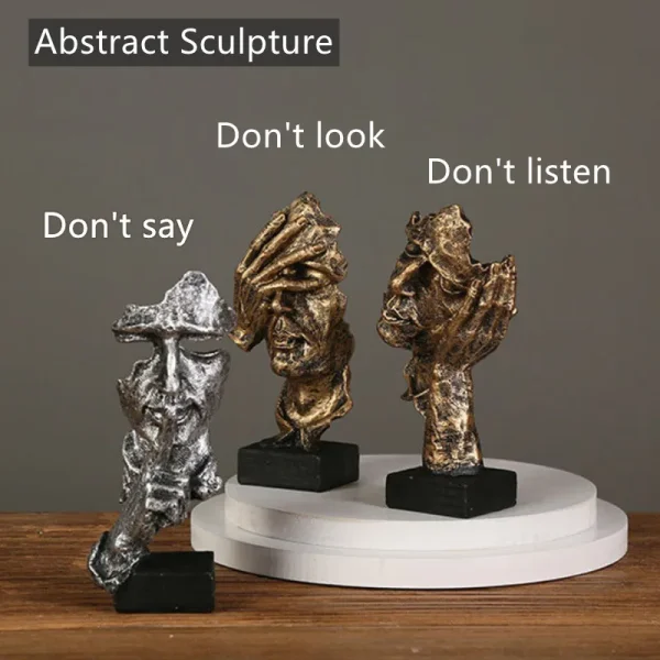 Nordic Resin Thinker - Home & Office Decor - Image 4