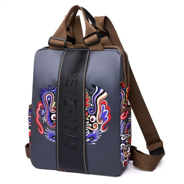 Canvas Womens Large Backpack - Image 4