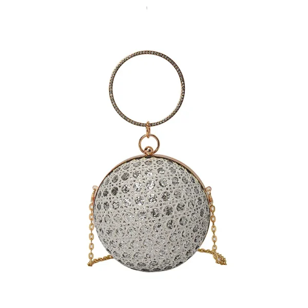 Small Sparkly Round Diamonds Bag - Image 5