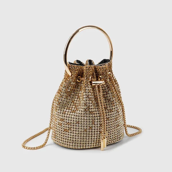 Diamond Bucket Rhinestones Bag - Image 5