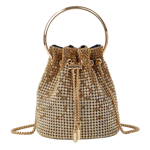 Diamond Bucket Rhinestones Bag - Image 6