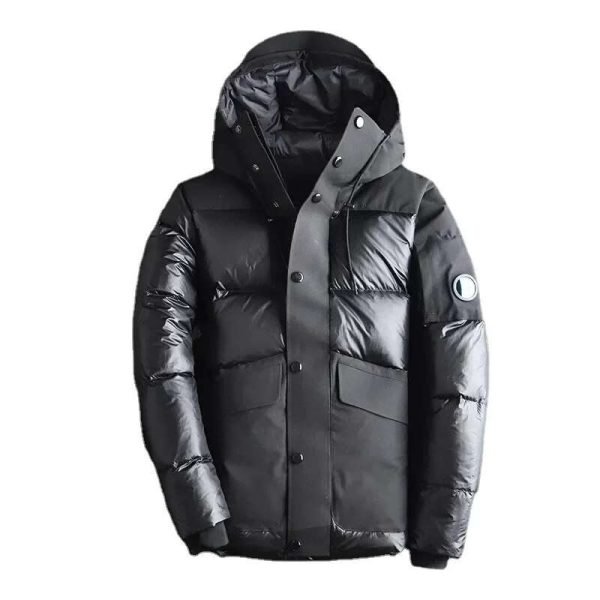 Men's Hooded White Duck Down Jacket