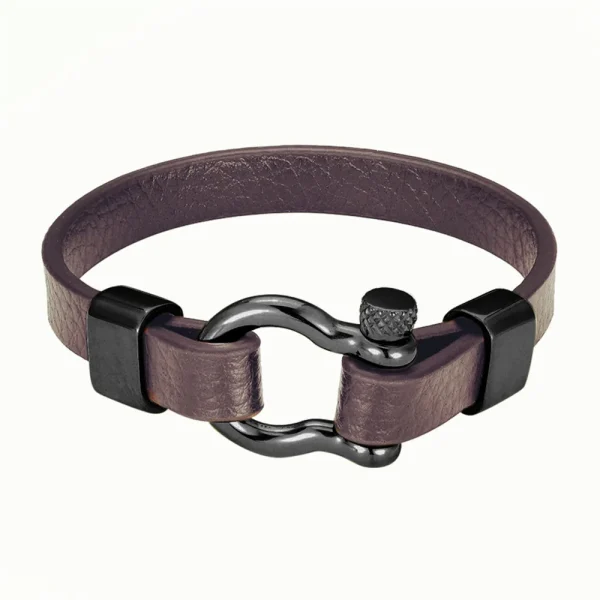 Horseshoe Buckle stainless Bracelet - Image 3