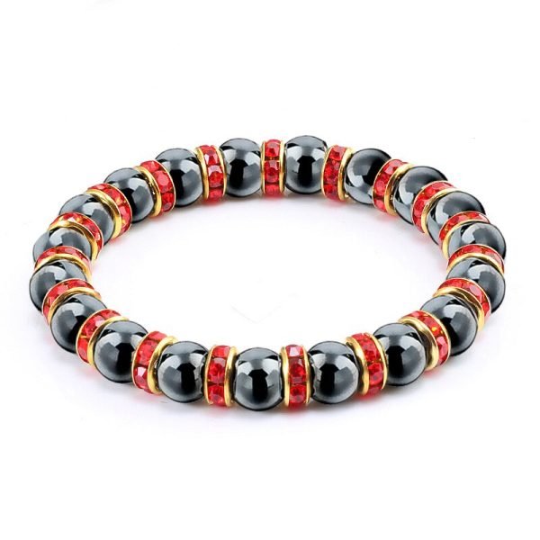 Natural Hematite Beaded Bracelet - Image 4