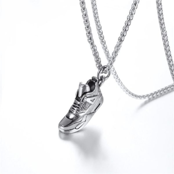 Sport Shoe Steel Necklace - Image 2