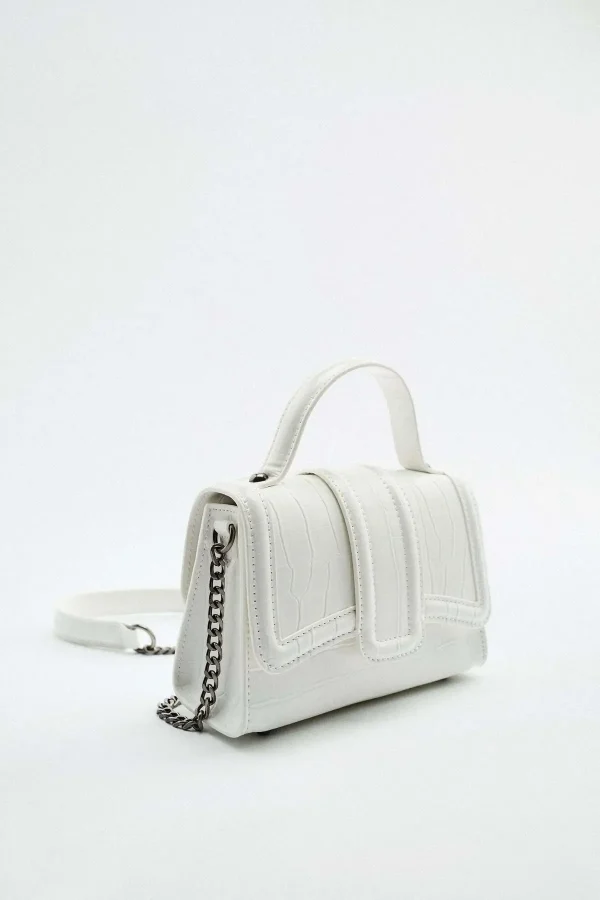 Sophisticated White Mini City Bag