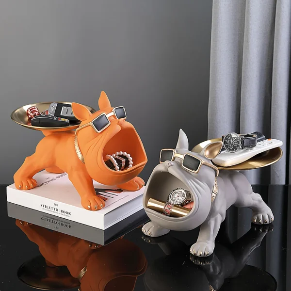 Adorable French Bulldog Figurine - Eco-Friendly Resin Home Decor - Image 4