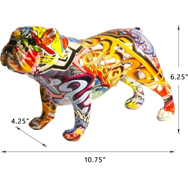 Eye-Catching French Bulldog Statue - Colorful Resin Decor (57€) - Image 5