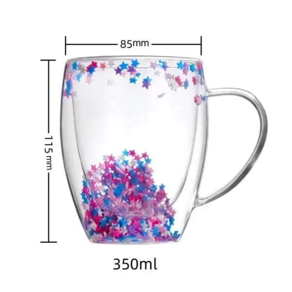 Insulated Clear Glass Coffee Mug for All Beverages - Image 6