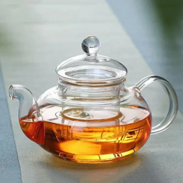 Heat-Resistant Clear Glass Teapot: Japanese Style - Image 4