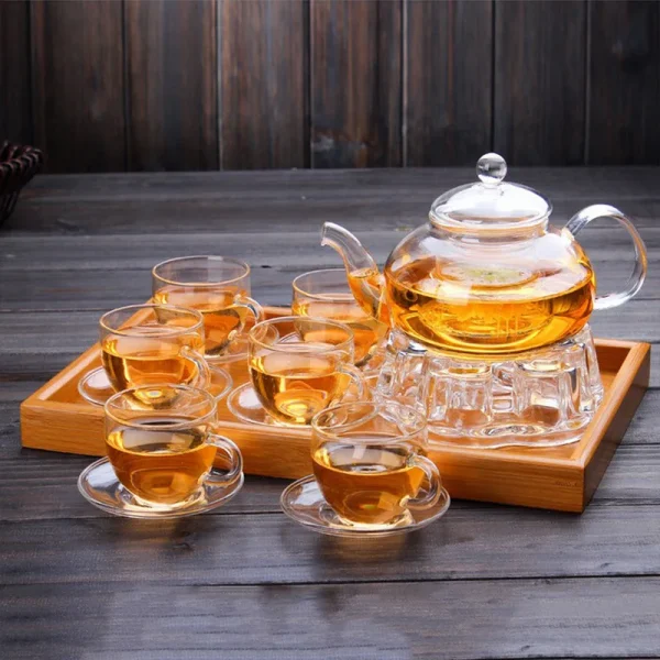 Heat-Resistant Clear Glass Teapot: Japanese Style - Image 3