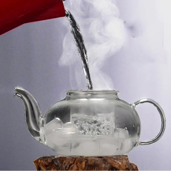 Heat-Resistant Clear Glass Teapot: Japanese Style - Image 5