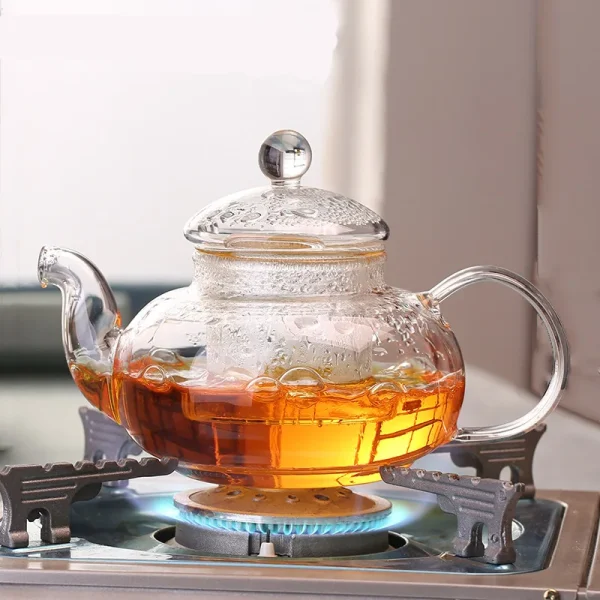 Heat-Resistant Clear Glass Teapot: Japanese Style - Image 2