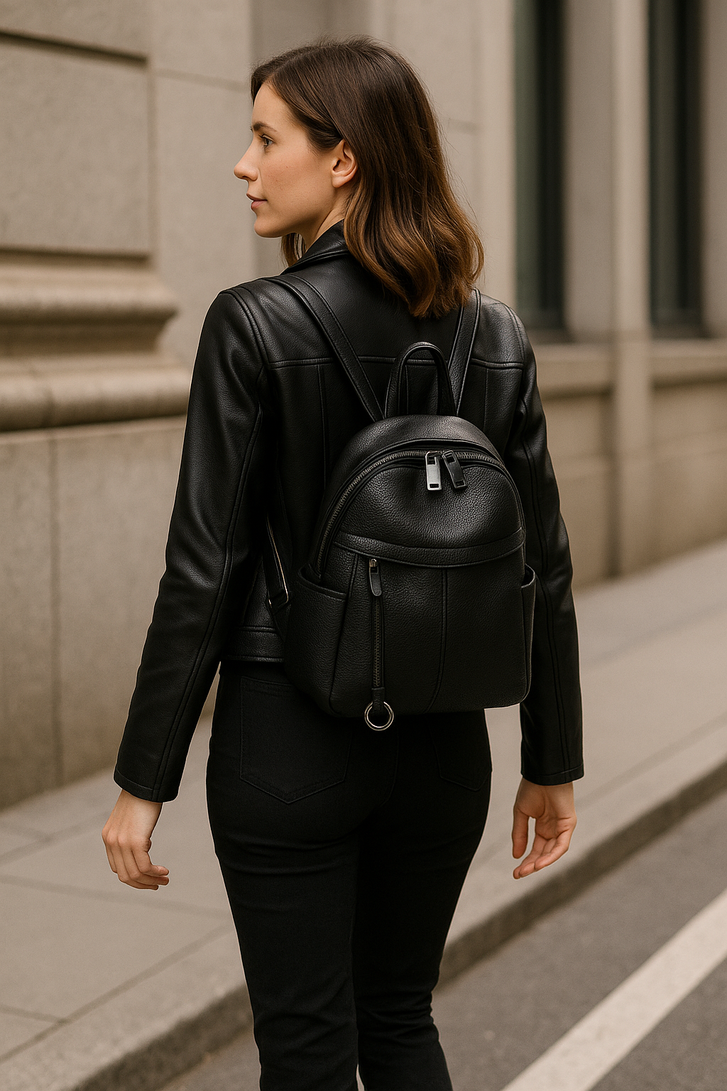 Women’s Genuine Leather Luxury Backpack